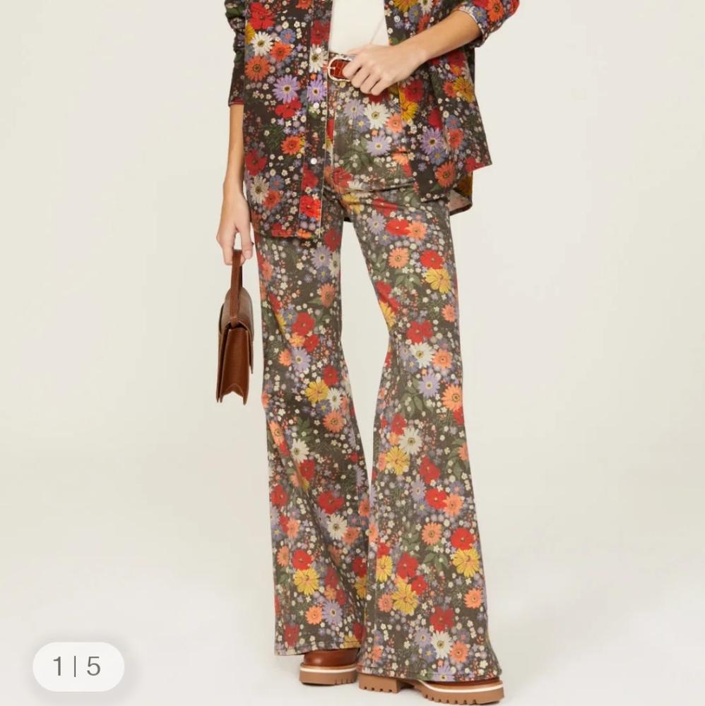Wrangler High Rise Flare - Wildflower - 29x32